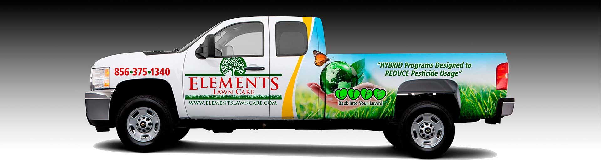 Have you seen our Elements Lawn Care trucks in your neighborhood?